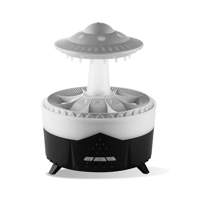 Humidificador Nube de Lluvia con Goteo de Agua y Control Remoto