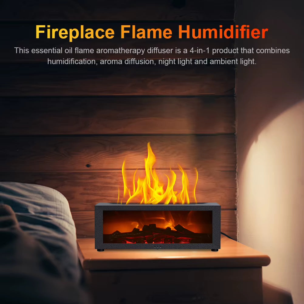 Humidificador de Aire Creativo en Forma de Chimenea