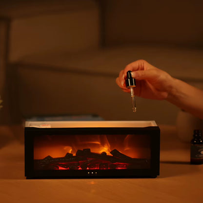 Humidificador de Aire Creativo en Forma de Chimenea