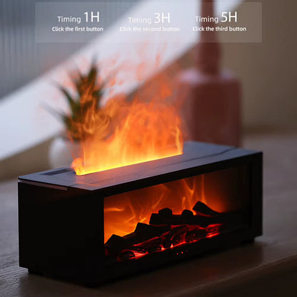 Humidificador de Aire Creativo en Forma de Chimenea